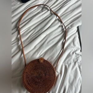 Circle straw bag from urban outfitters